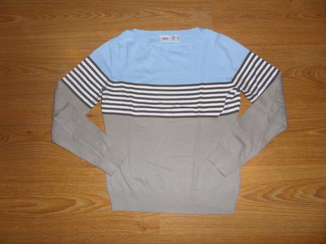 Pulóver s pásikmi, bonprix,m