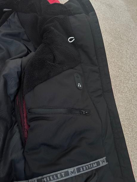 Lyžiarska bunda, oteplováky millet veľ.xs, xs