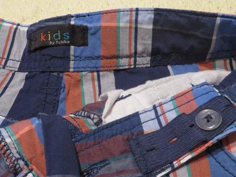 Chlapč. kárované kraťasy- veľ. 134/140 - zn. tcm, tcm,134