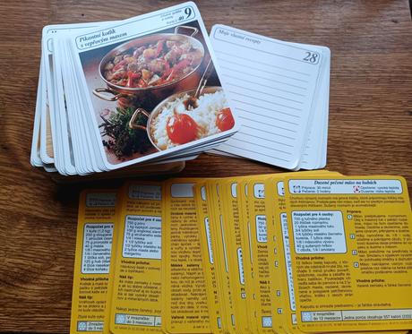 Kartičky s receptami, 