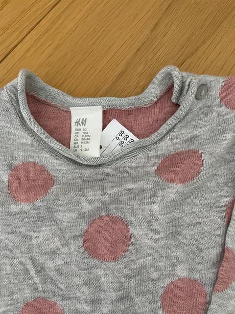 Svetrik h&m 80- nový, h&m,80