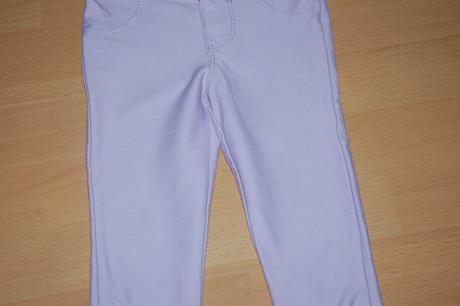 Džegínsy fialkové, gymboree,92