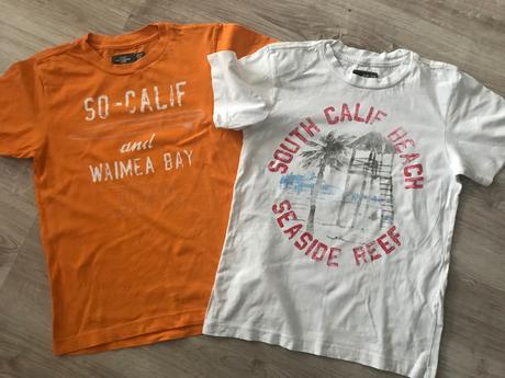 Trička 2 ks 6-8 rokov, h&m,128