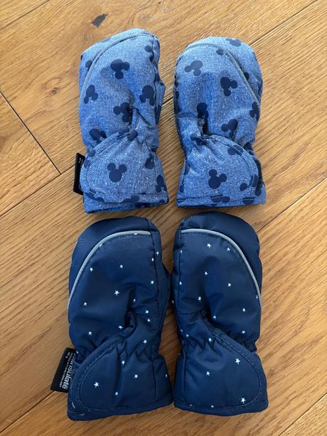 Detske hrube rukavicky, h&m,74