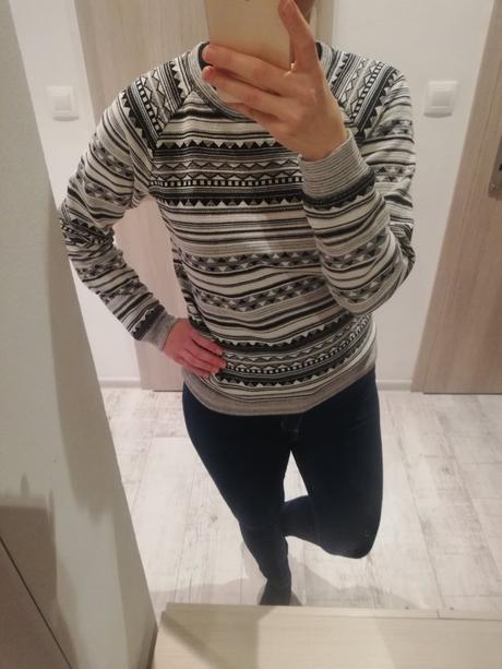 Sveter s aztéckym vzorom clockhouse, clockhouse,s