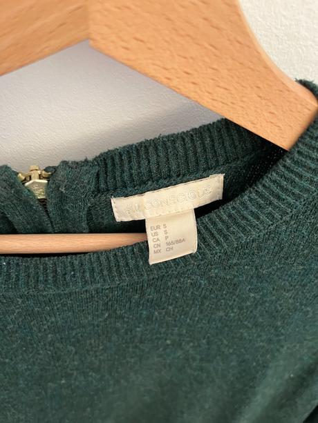 Zelený sveter h&m, h&m,s