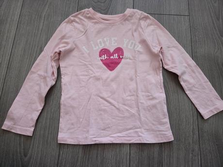 Tričko s dlhým rukávom, f&f,116