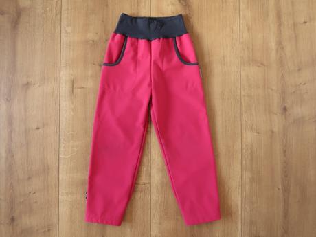 Zateplené softshellové nohavice unuo 122/128., unuo,122