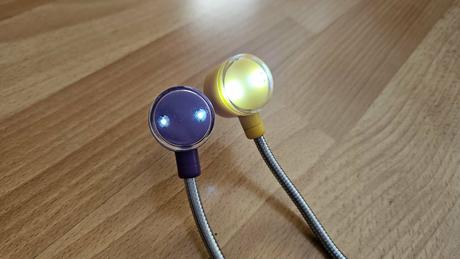 Malá detská lampička s klipom, 2 ks, 