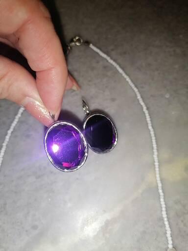 Set fialovej bižutérie, 