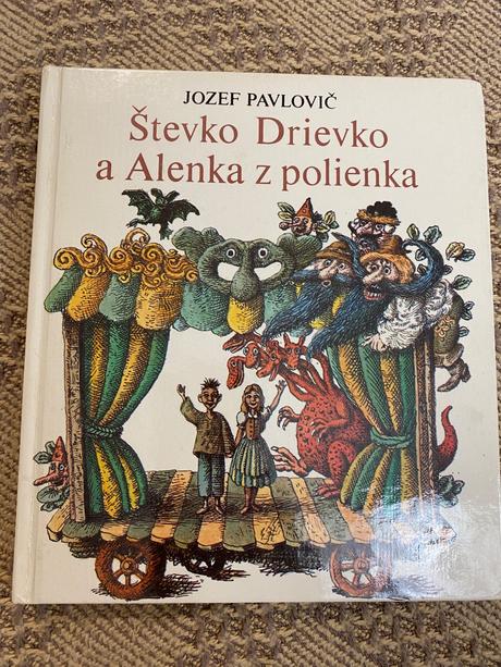 Krásna stará retro kniha  števko drievko a alenka, 