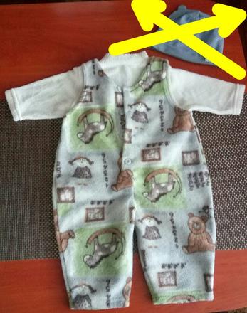 Flisová súprava na prechodné obdobie, 74