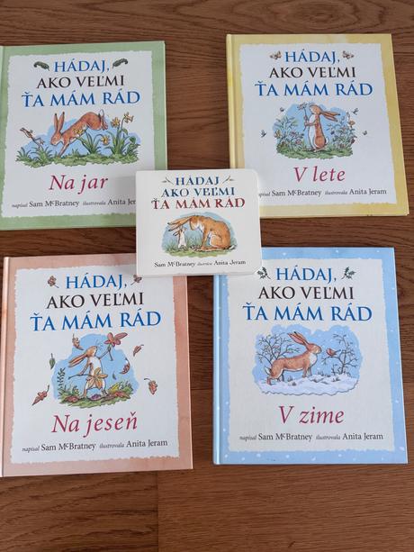 Knihy o zajačikovi hádaj ako ťa mám rád, 
