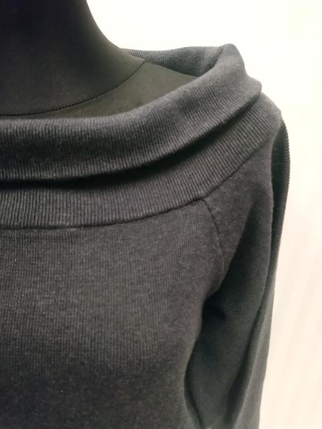 Dámska tmavo sivá mikina, h&m, l/xl, h&m,l