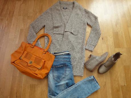 Pleteny kardigan, f&f,m