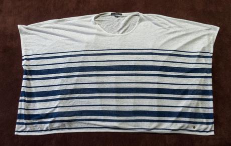 Ľanové tričkové pončo brax, uni veľkosť, 