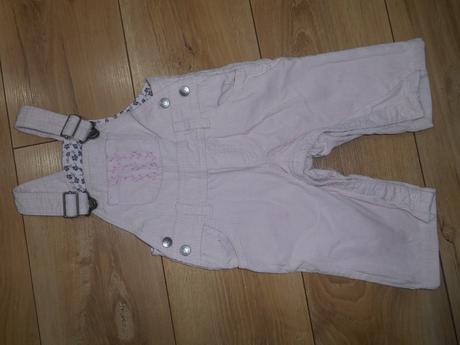 Nohavice menčestrové, h&m,74
