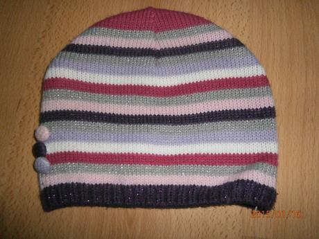 Čiapka dievčenská s gombičkami , dopodopo,80