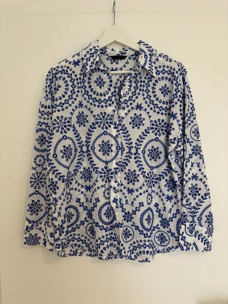 Bielo-modrá košeľa zara, zara,xs