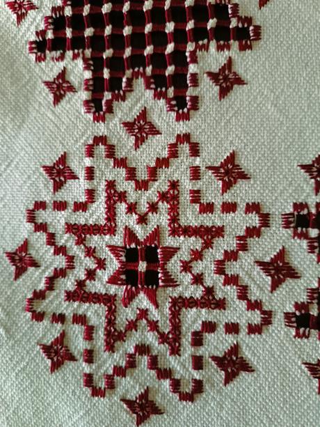 Retro vianočný obrus,