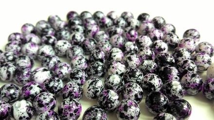 Korálky 8 mm frkané , 