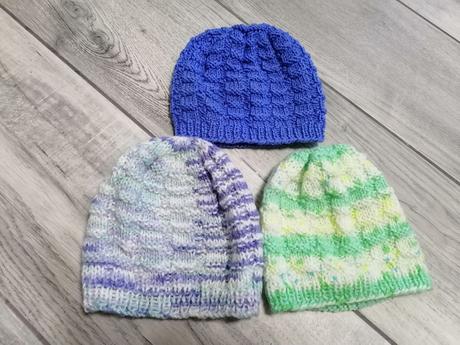 Háčkované čiapočky - 68/74, 68