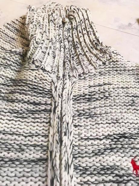 Vlnený sveter na zips polo od rl, ralph lauren,s