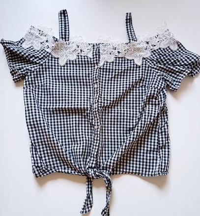 Oversize crop blúzka, sinsay,s