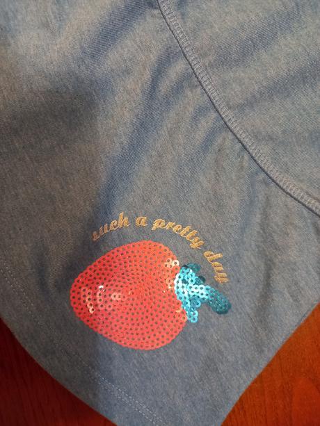 Sukňa s jahodou 122/128, kids,122