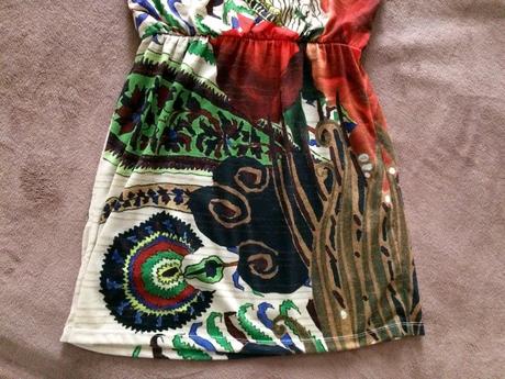 Šaty s korálkami, desigual,m