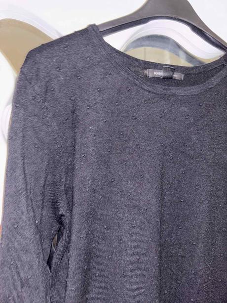 Bodkované úpletové šaty, mango,m