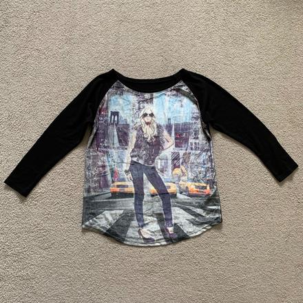 Tričko s obrázkom z mäkkého materiálu, m