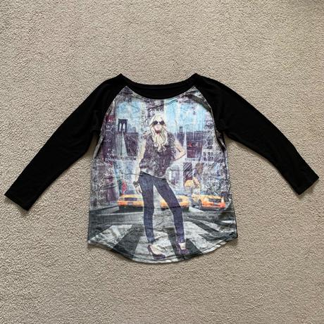 Tričko s obrázkom z mäkkého materiálu, m