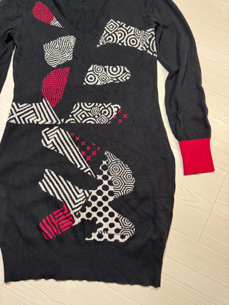 Desigual - úpletové šaty, desigual,l