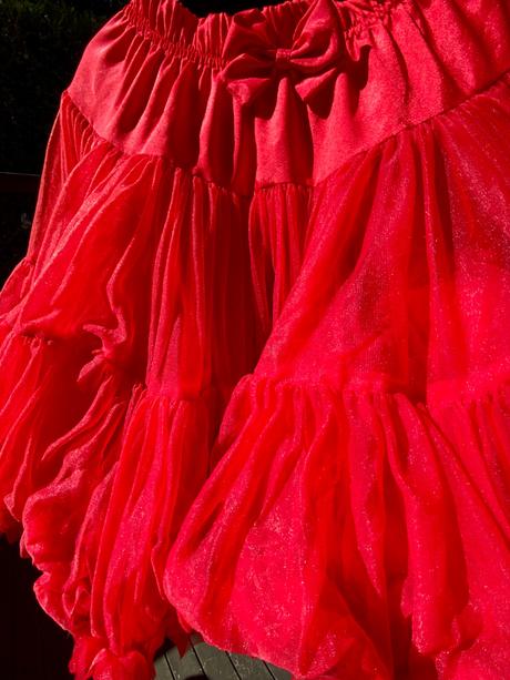 Tylová sukňa značky elefunt, 128