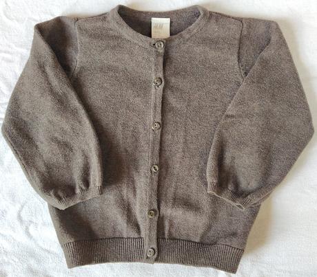 Hnedy svetrik, h&m,80