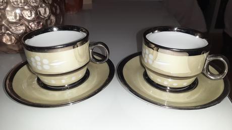 Retro šálky made in czechoslovakia,