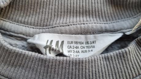 Chlapčenská mikina h&m - 98/104, h&m,98