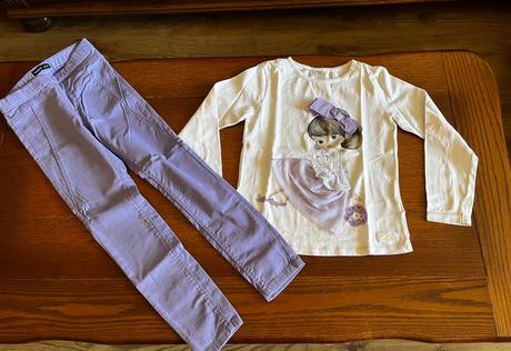 Tričko s dievčatkom s 3d sukničkou 122/128, mayoral,122