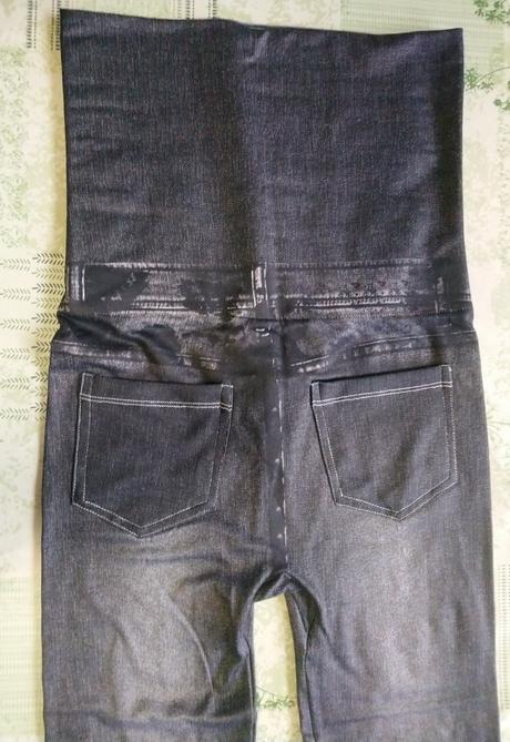 Dámske sivo čierne slim jeggingsy, vysoký pás, s/m, m