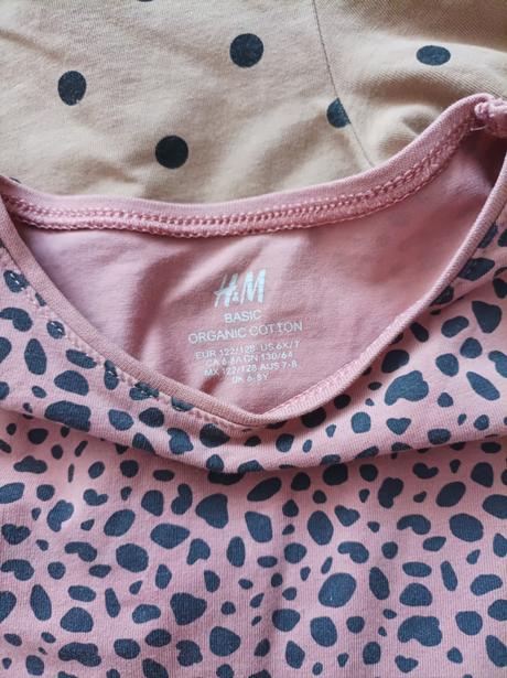5pack tričká h&m 5 kusov 122/128, h&m,122