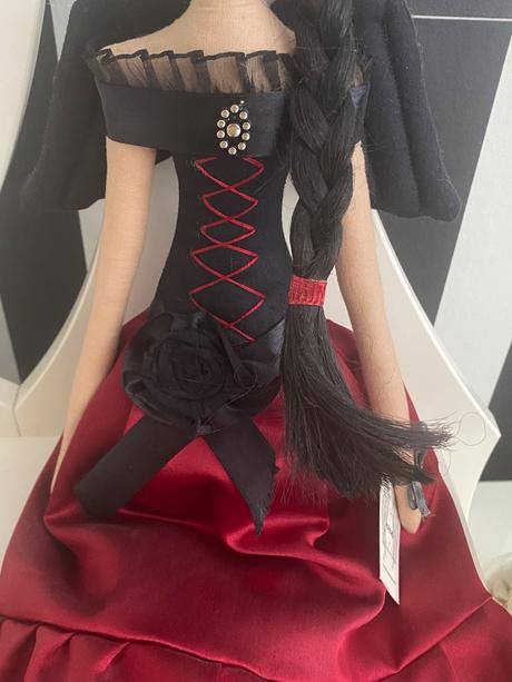 Gothic dekoratívna krasna tilda anjel bábika-65 cm, 