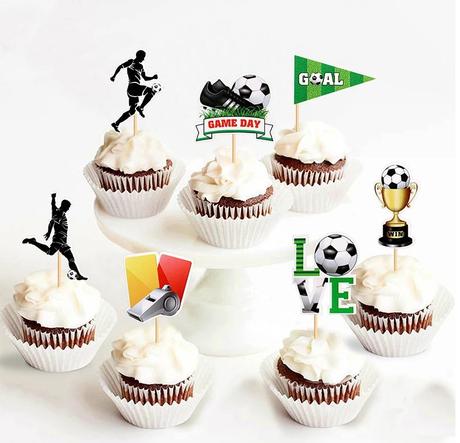 Tortový zápich futbal love (8ks) - skladom,