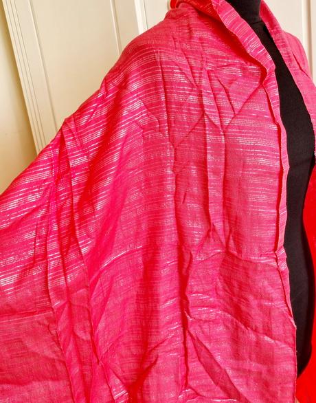 Pink šál/štóla, h&m