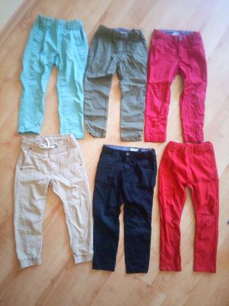 Nohavice super noseny stav, h&m,110