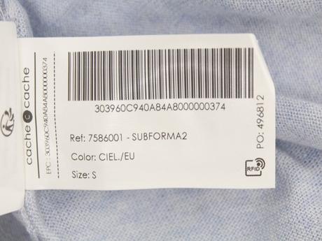 -s ozdobnými lakťami pulóver cache cache veľ. s, s