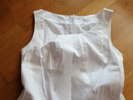 Biele šaty, orsay,40