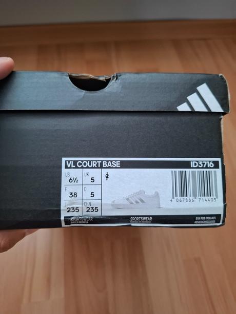 Adidas vl court base, adidas,38