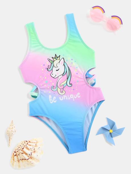 Plavky unicorn poštovné zdarma, 104 / 110 / 116 / 122