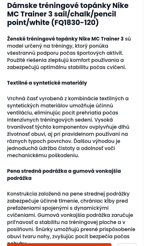 Tenisky 36,5, nike,36